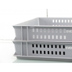 Kunststoff-Normbehälter E2 Farbe grau